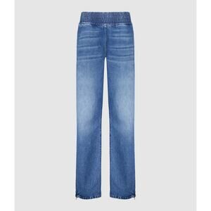IRO Jeans Demete Elastic Waist Straight Leg Jeans Size 36 EU 4 US
